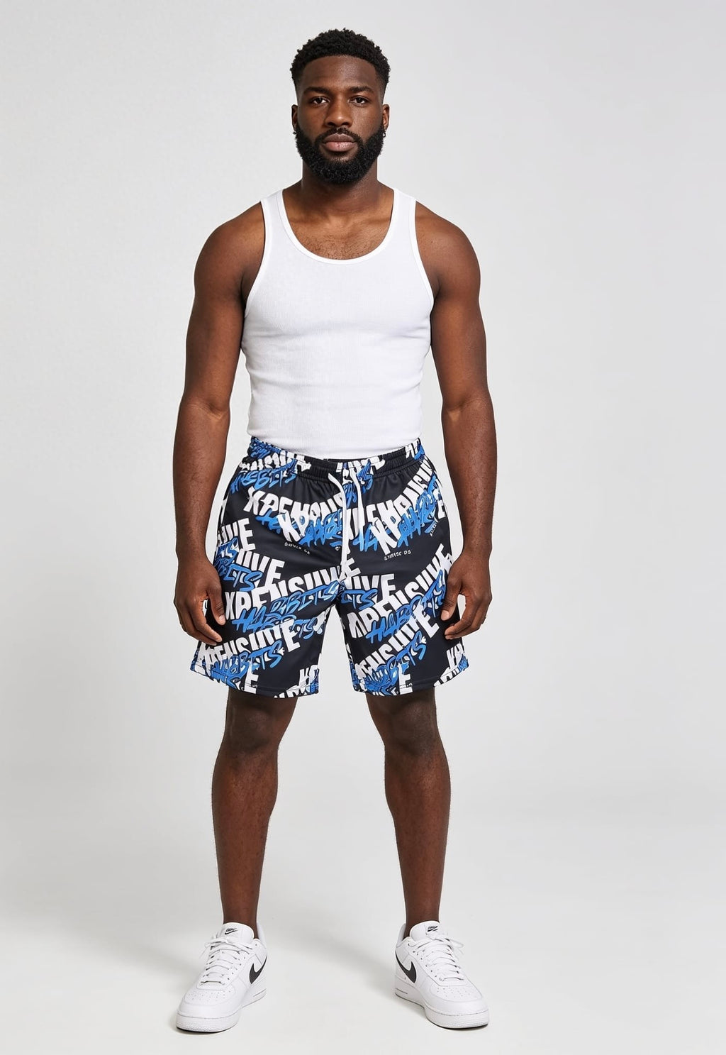 Xpensiive Habbits signiture oversized baggy shorts