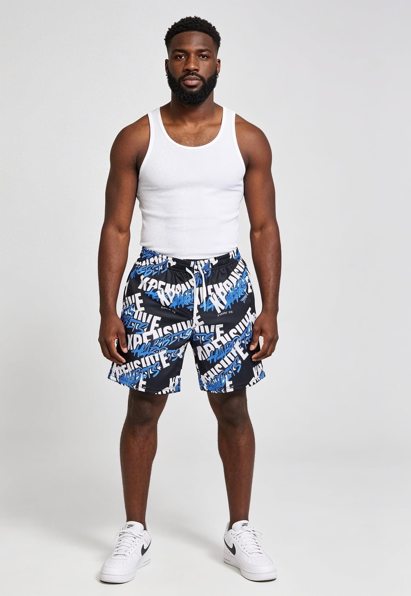 Xpensiive Habbits signiture oversized baggy shorts