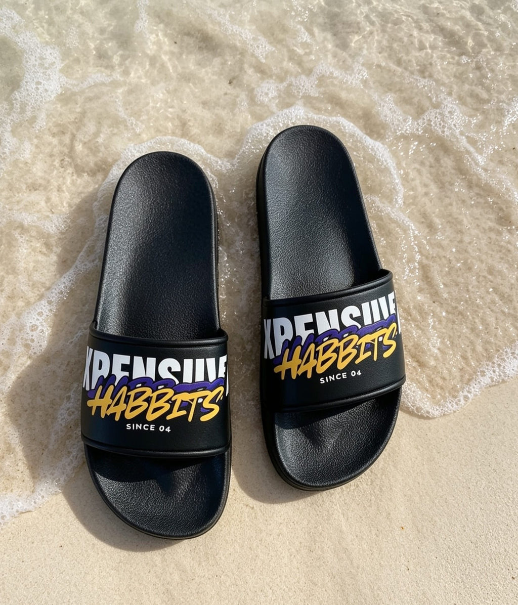 Xpensiive habbits barbados style signiture slides