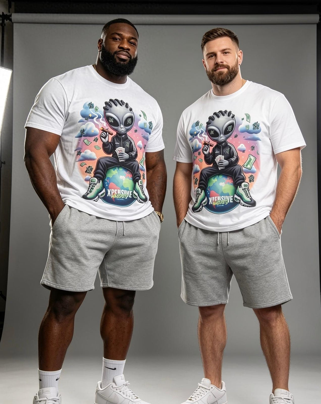 Xpensiive habbits xpensiive world Tshirt _Double sided design