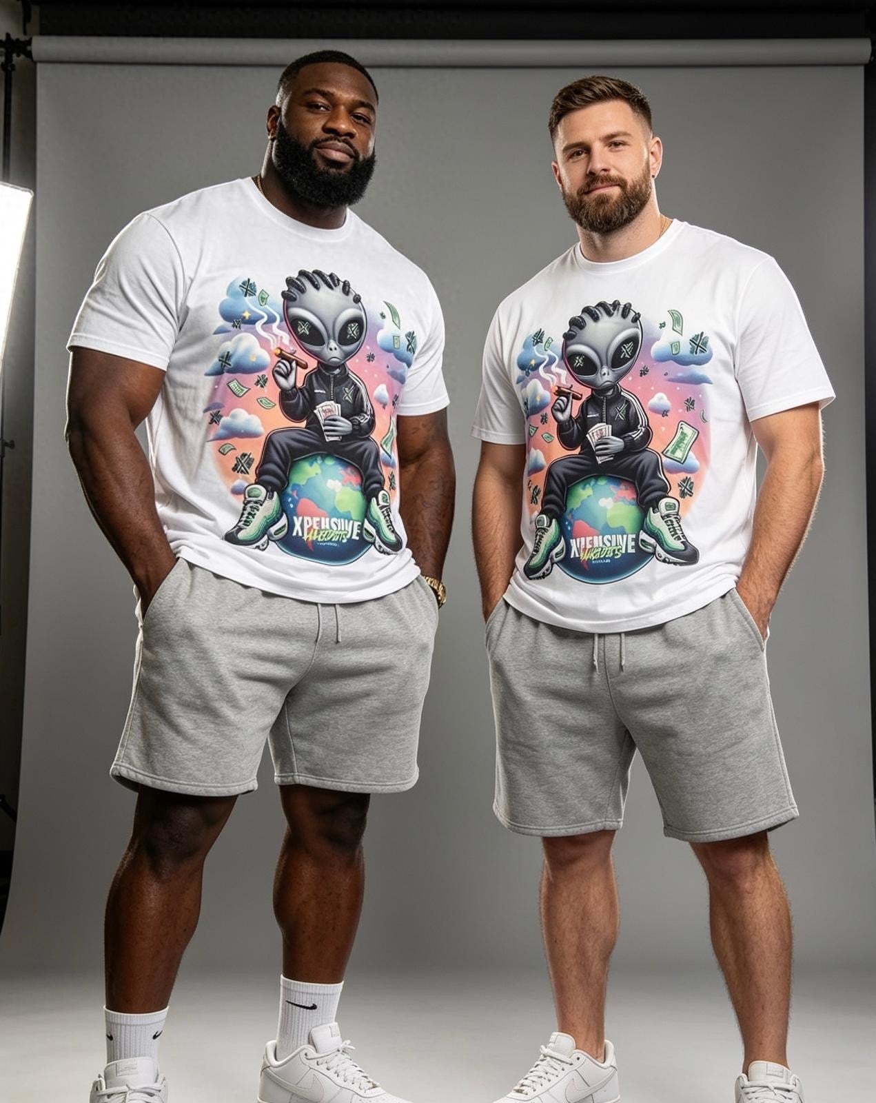 Xpensiive habbits xpensiive world Tshirt _Double sided design