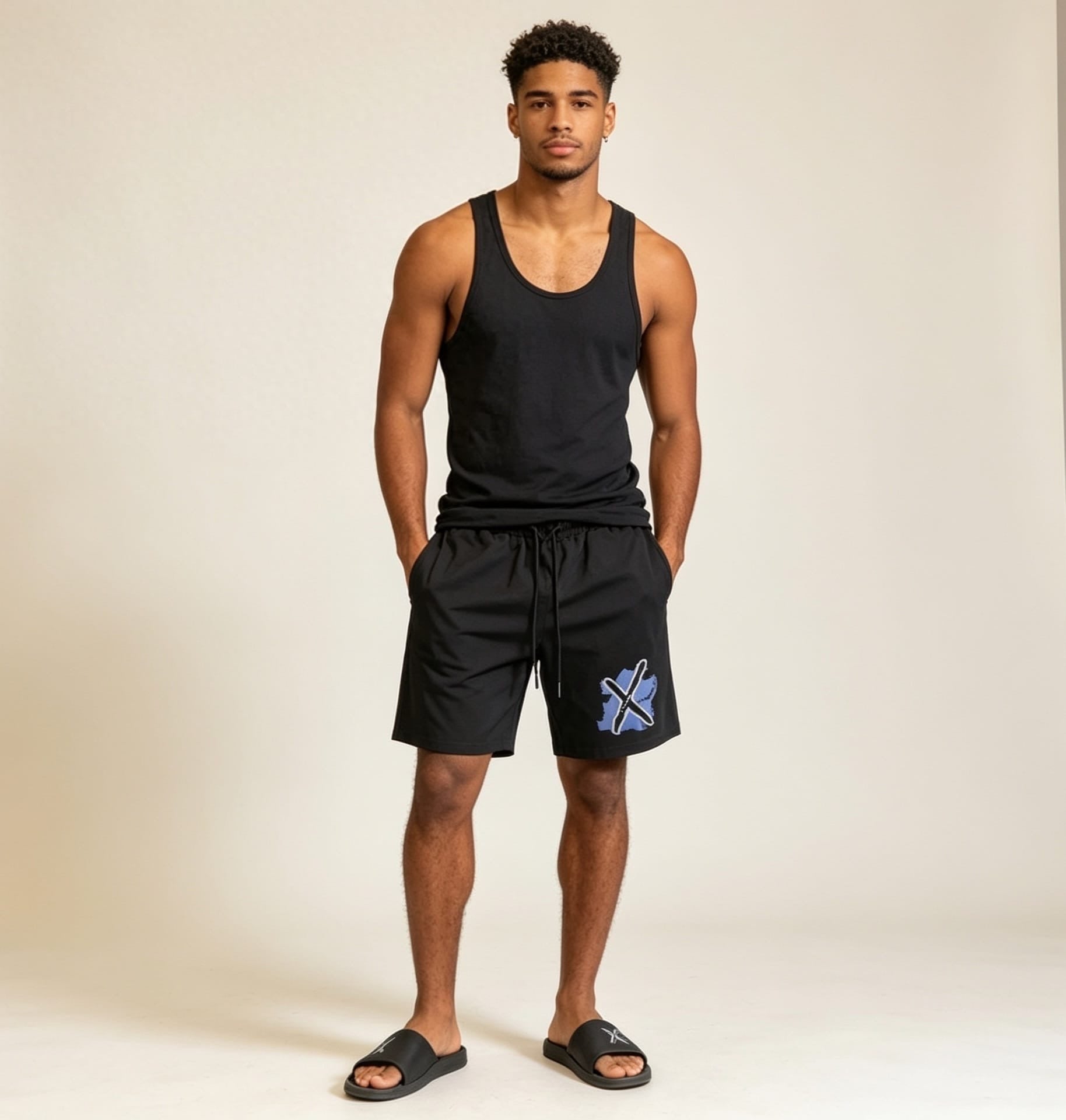 Xpensiive habbits xlogo runner shorts