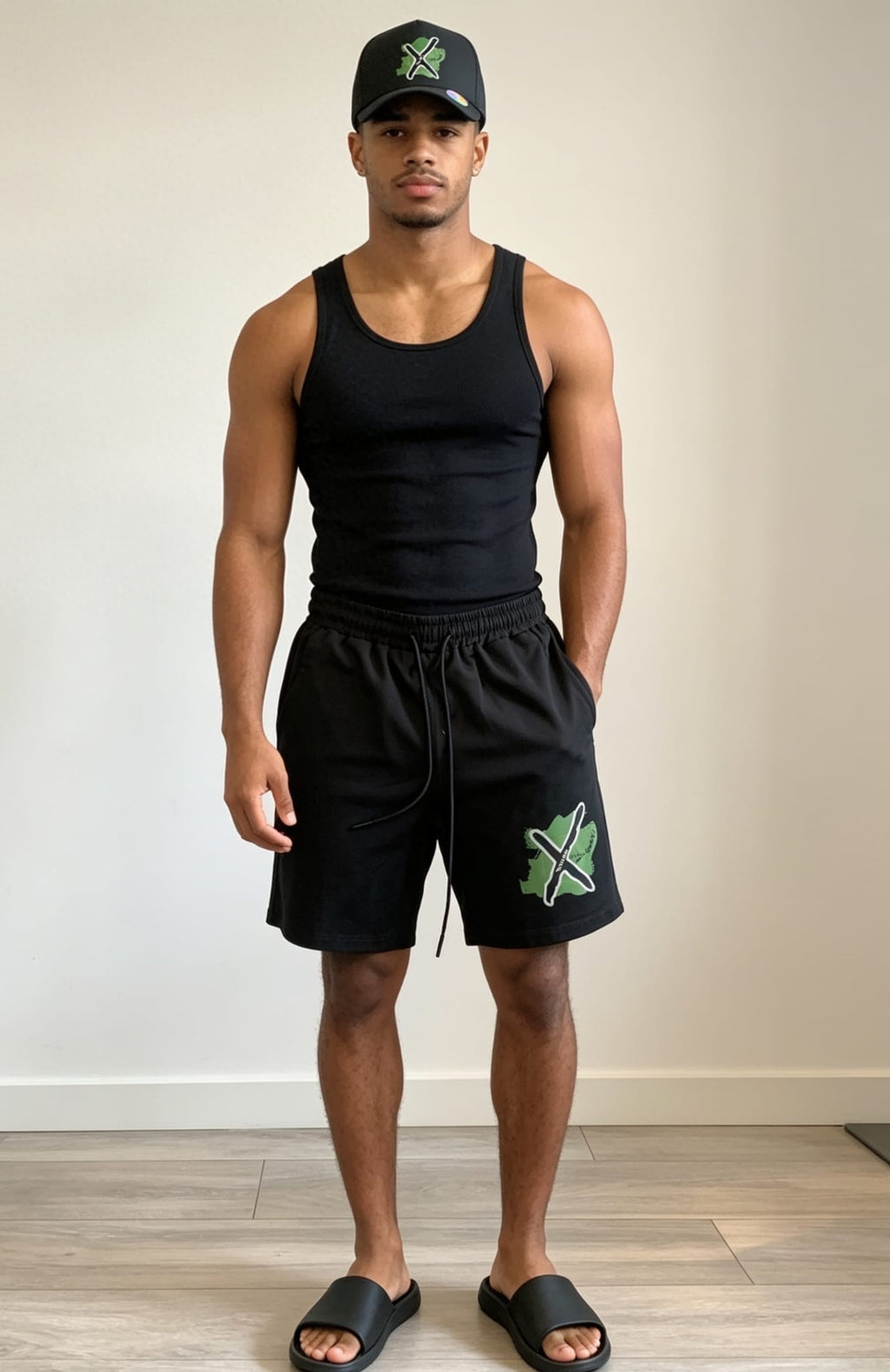 Xpensiive Habbits xlogo runner shorts