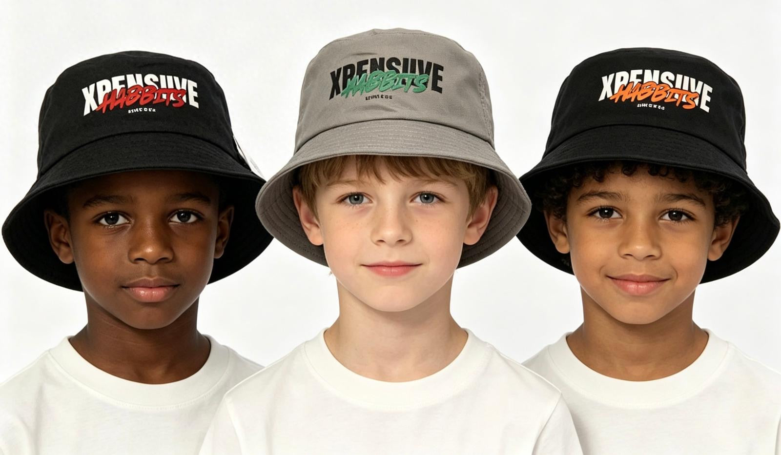 Xpensiive Habbits kids bucket hat