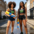 Xpensiive Habbits KOOL ARF carnival  Crop vest top