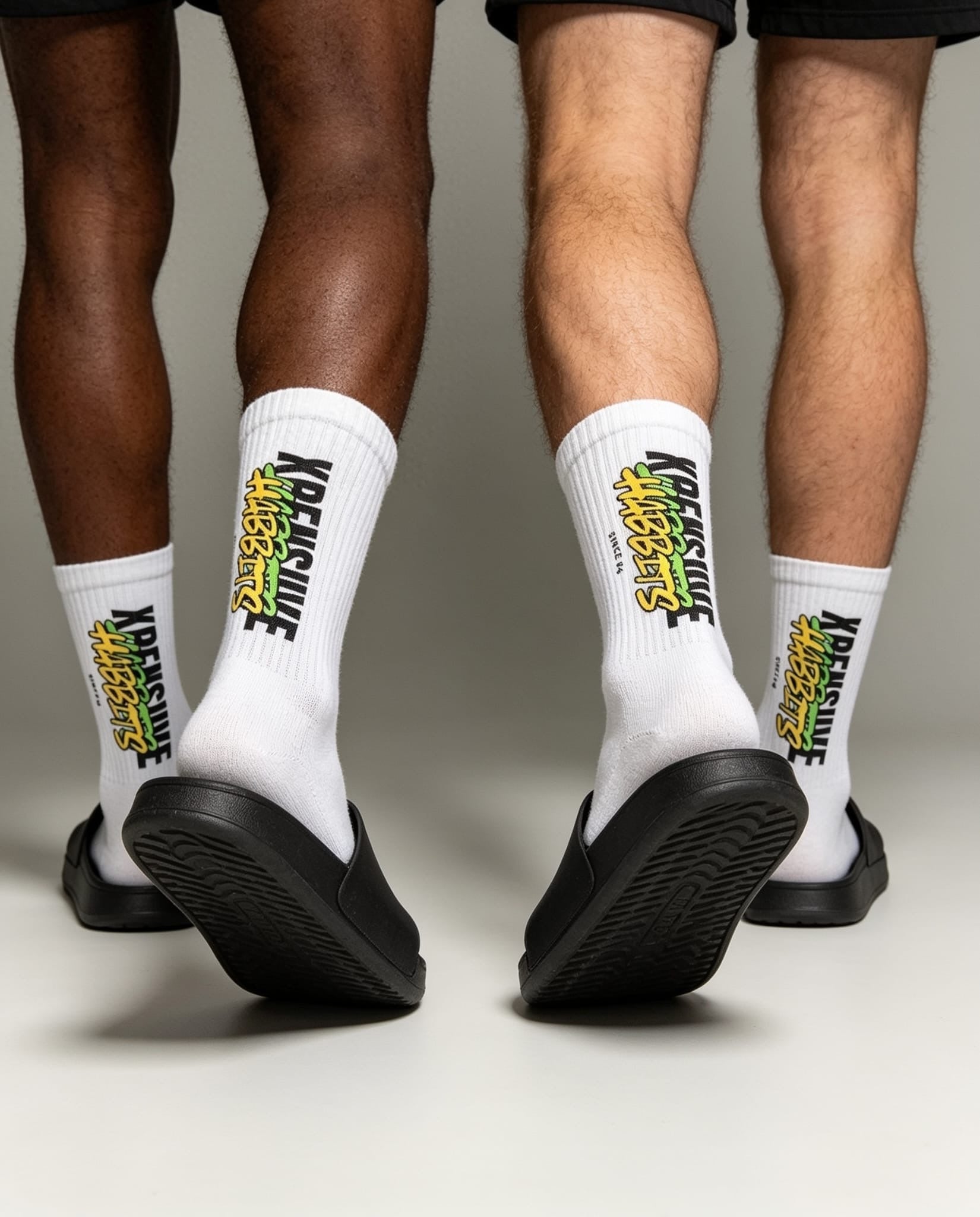 Xpensiive Habbits  signiture  jamacia style print sports socks