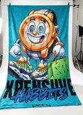 Xpensiive habbits mr X face blanket -marine