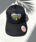 Xpensiive Habbits carnival splash trucker cap