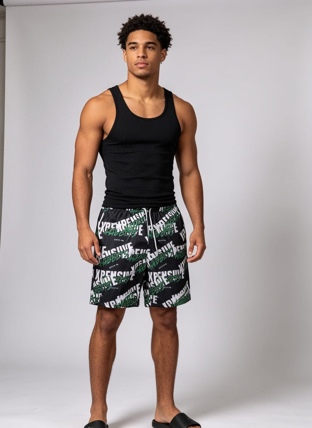 Xpensiive Habbits signiture oversized baggy shorts