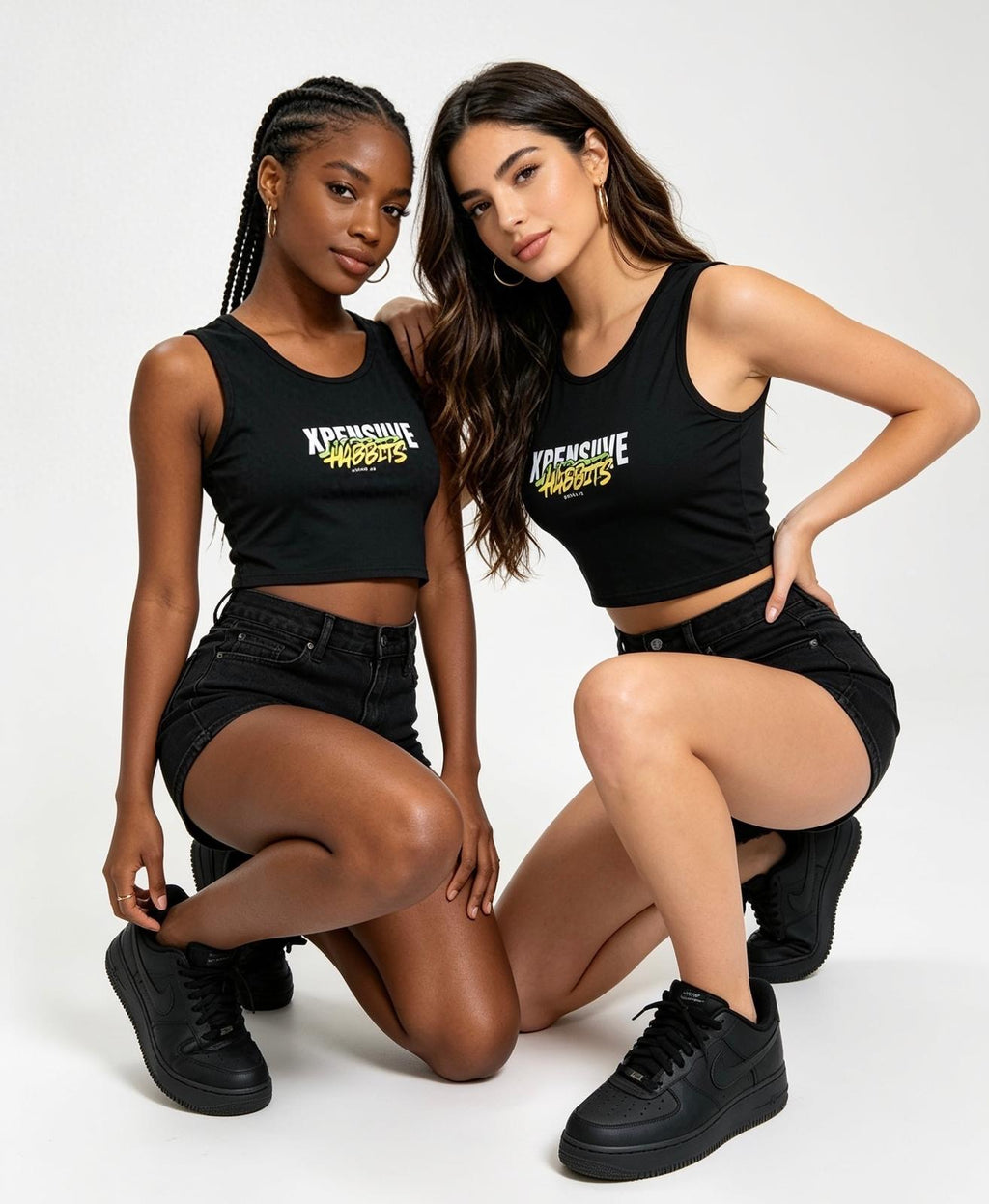 Xpensiive Habbits jamacia style Crop vest top