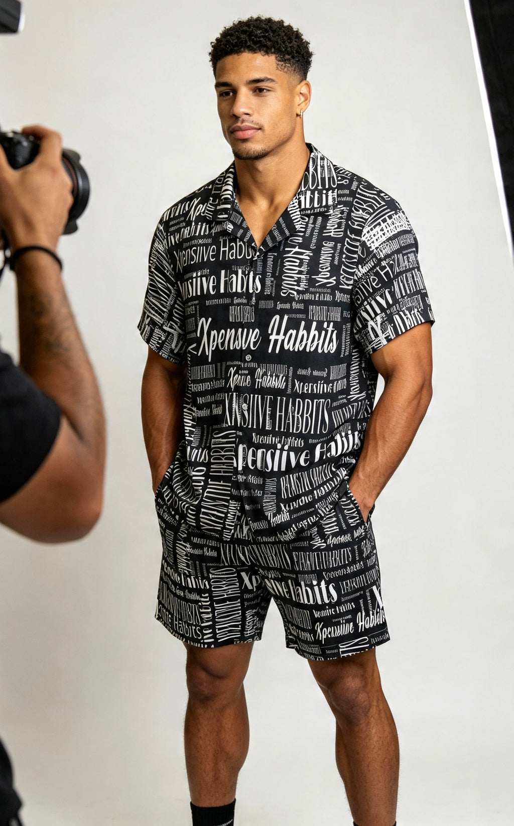 Xpensiive Habbits Montana shirt & Short set