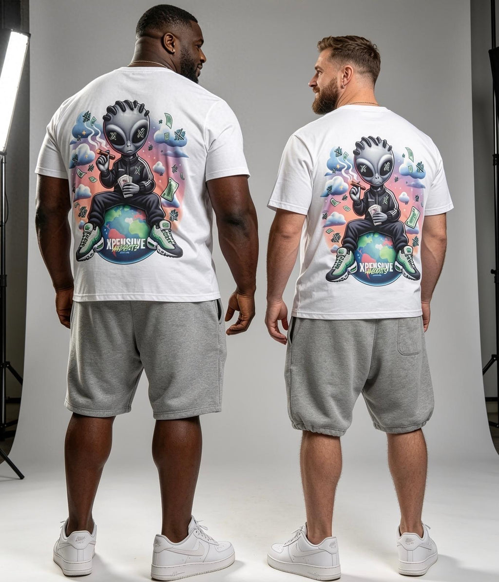 Xpensiive habbits xpensiive world Tshirt _Double sided design