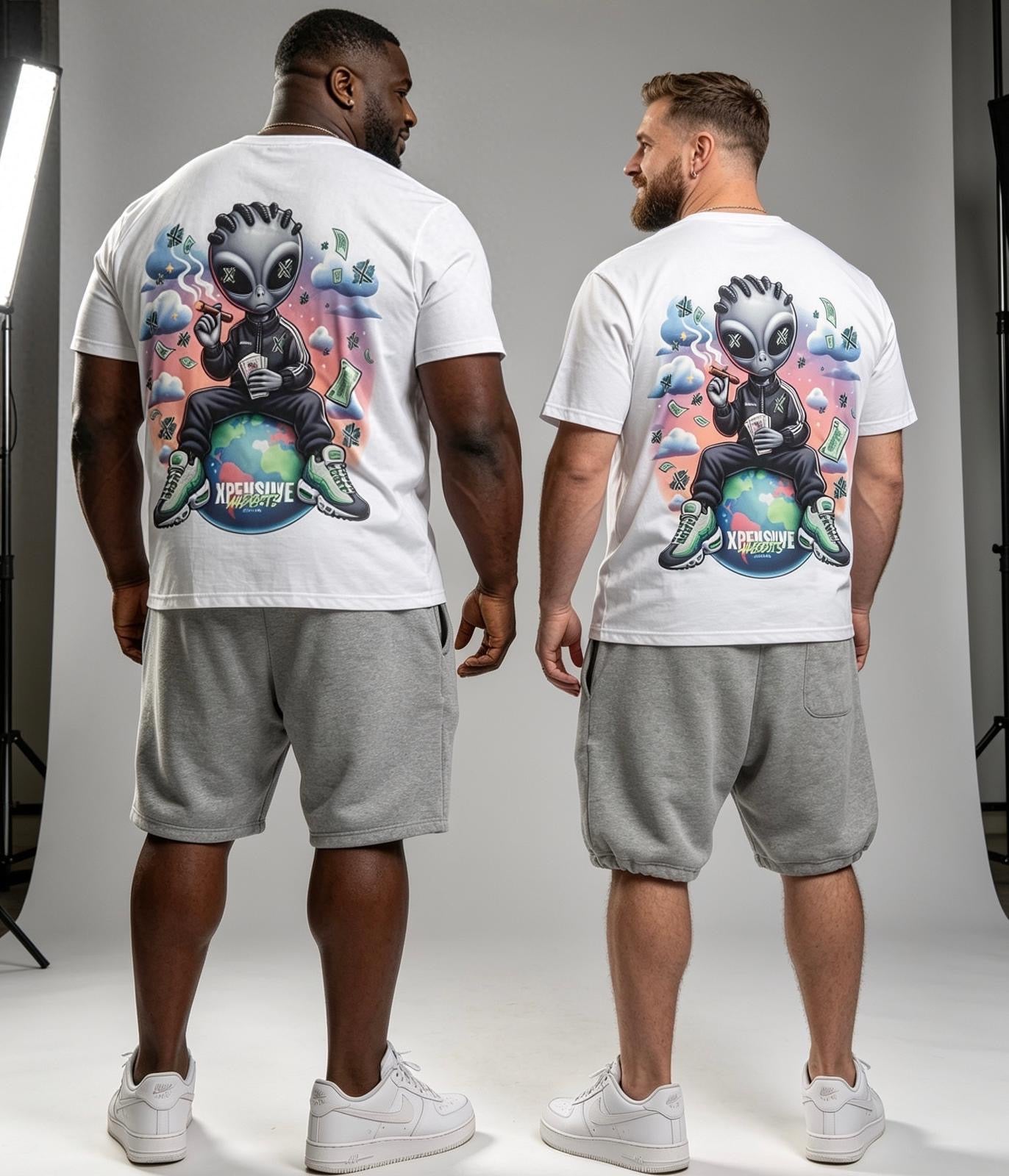 Xpensiive habbits xpensiive world Tshirt _Double sided design